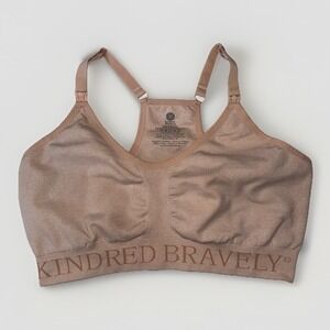 Kindred Bravely Sublime Hands Free Pumping and Nursing Bra Size Large Stretch